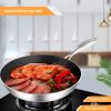 7.9in Stainless Steel Fry Pan – Durable Non-Stick Induction Compatible Frying Pan Skillet