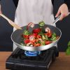 14.2 in Stainless Steel Fry Pan – Extra-Large Non-Stick Induction Compatible Frying Pan Skillet for Professional Kitchen Cooking